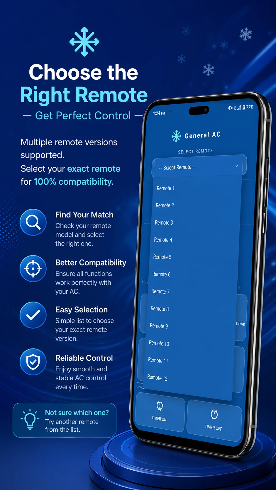 O'General AC Remote screenshot